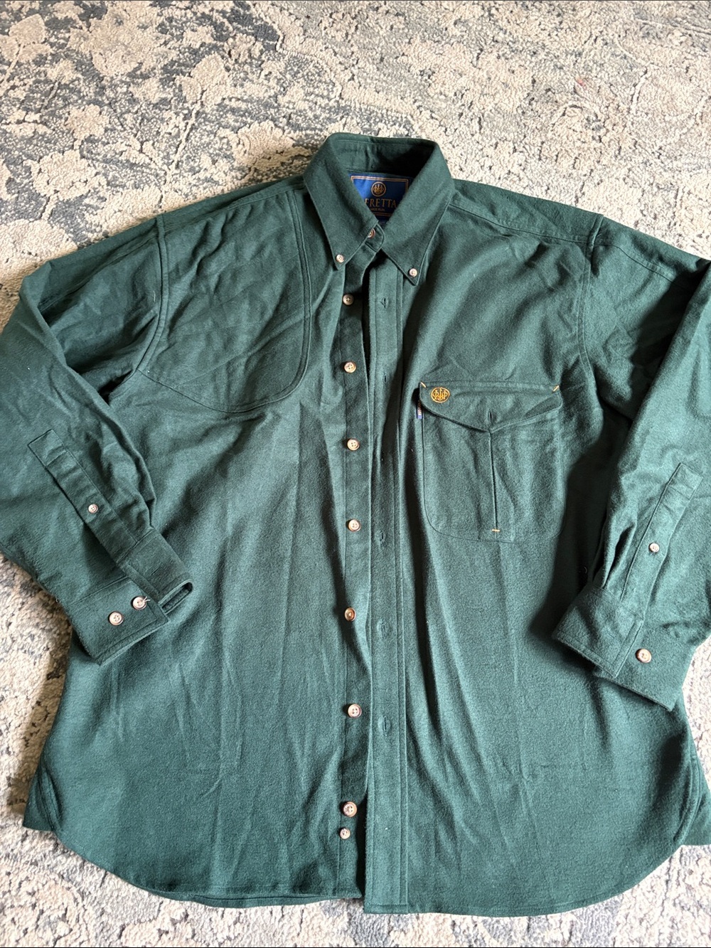 BERETTA Chamois Button Down Shooting Shirt